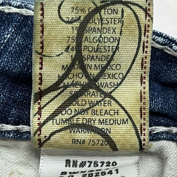 BKE Stella Women’s Jeans Size 25 x 31 Bootcut Distressed Blue Denim Medium Wash - Picture 11 of 12